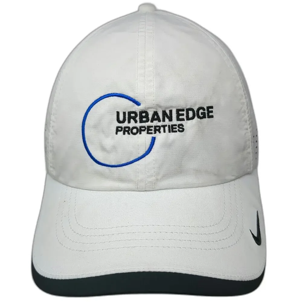 Nike Baseball Cap White One Size Dri-FIT Urban Edge Properties Perforated Hat